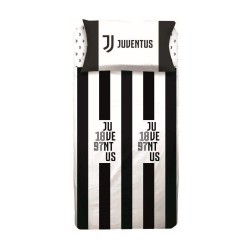 Juventus 1897 Completo Letto Singolo 3 pz Lenzuolo sopra+sotto con angoli+federa