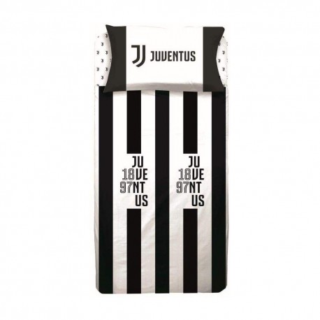 Juventus 1897 Completo Letto Singolo 3 pz Lenzuolo sopra+sotto con angoli+federa