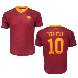 AS ROMA Maglia TOTTI  Numero 10 Replica Ufficiale Taglie S-M-L-XL-6 anni-10 anni -12 anni
