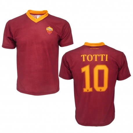 AS ROMA Maglia TOTTI  Numero 10 Replica Ufficiale Taglie S-M-L-XL-6 anni-10 anni -12 anni