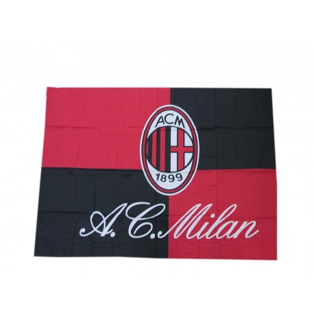 AC MILAN Bandiera  Ufficiale  grande cm. 100 x 140