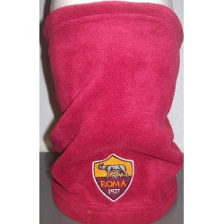 SCALDACOLLO AS ROMA UFFICIALE in pile CUFFIA BERRETTO OFFICIAL (ROSSO)