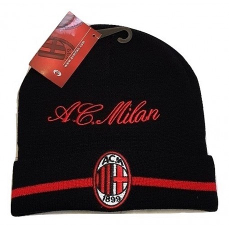 AC MILAN BERRETTO MAGLIA TAGLIA UNICA ADULTO