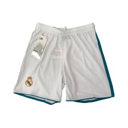 Real Madrid C.F  Pantaloncini 2017/2018 Ufficiali Junior bianchi   Taglie 8-10-12 anni