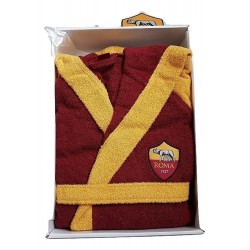 AS ROMA Accappatoio originale  bambino spugna Taglie 4/6 -8/10- 12/14  anni