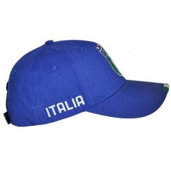 Italia FIGC Cappellino Ufficiale con stemma Larghezza regolabile