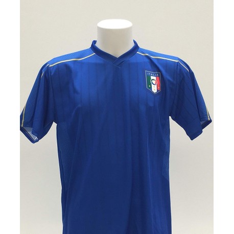 FIGC Maglia Replica Ufficiale Italia Neutra Senza nome e numero Adulto Taglie M-L-XL