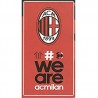 Telo Mare Milan 70X140 cm Ufficiale ACM Milan Calcio