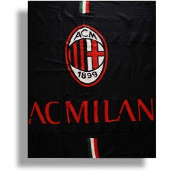 AC MILAN  Plaid Coperta pile  120X150 cm SFIZIOSA