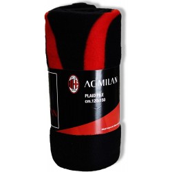 AC MILAN  Plaid Coperta pile  120X150 cm SFIZIOSA