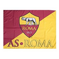AS ROMA Bandiera Ufficiale  grande cm.100x140 FLAG OFFICIAL