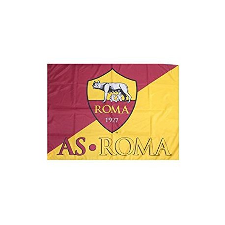AS ROMA Bandiera Ufficiale  grande cm.100x140 FLAG OFFICIAL