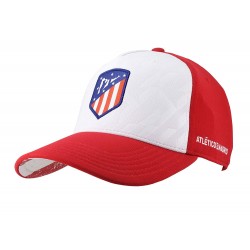 Atlético de Madrid  Cappello Cappellino Visiera Rosso e Bianco Prodotto Ufficiale