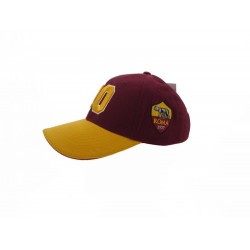 AS Roma CAPPELLO CAPPELLINO UFFICIALE NUMERO 10 COLORE GIALLO ROSSO