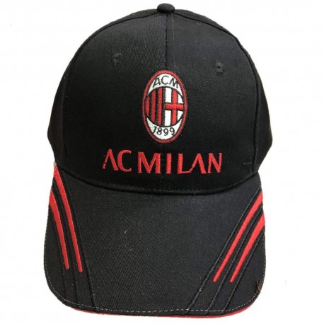 Cappello Milan con Visiera A.C.Milan Cappellino Baseball Uomo