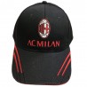 Cappello Milan con Visiera A.C.Milan Cappellino Baseball Uomo