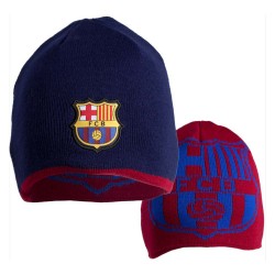 FC BARCELLONA CAPPELLINO ACRILICO REVERSIBILE PRODOTTO UFFICIALE
