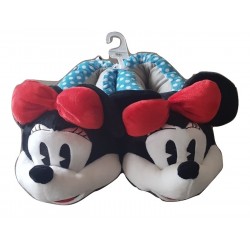 Minnie Disney Pantofole Moppine Minnie Fiocco Rosso  35/37- 37/39- 39/41 SFIZIOSA